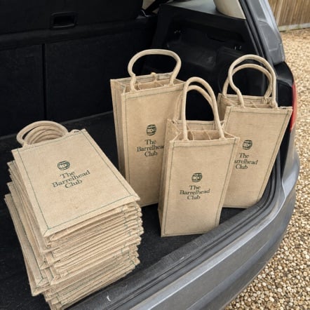 Wholesale custom wine totes